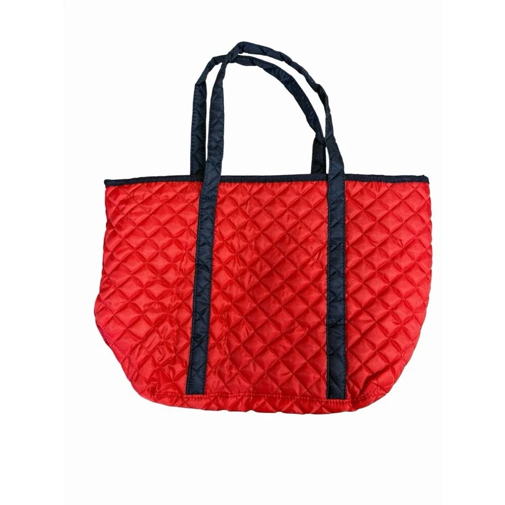 ANAHEIM ANGELS QUILTED TOTE BAG - 19x12x6.5